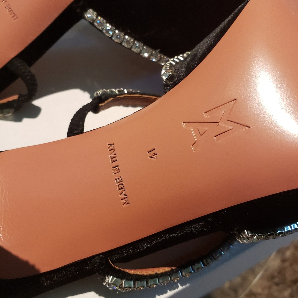 Amina Muaddi Gilda Mules - Picture 7 of 8